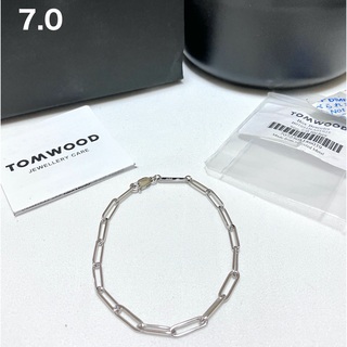 トムウッド(TOM WOOD)の新品 7.0 TOMWOOD ボックスチェーン ブレスレット 銀 6091(ブレスレット)