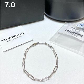 TOM WOOD - 新品 7.0 TOMWOOD ボックスチェーン ブレスレット 銀 6091