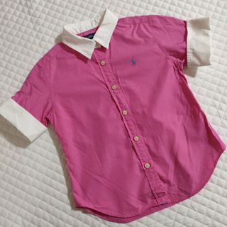 ラルフローレン(Ralph Lauren)のラルフローレン　半袖シャツ　ピンク　130(Tシャツ/カットソー)