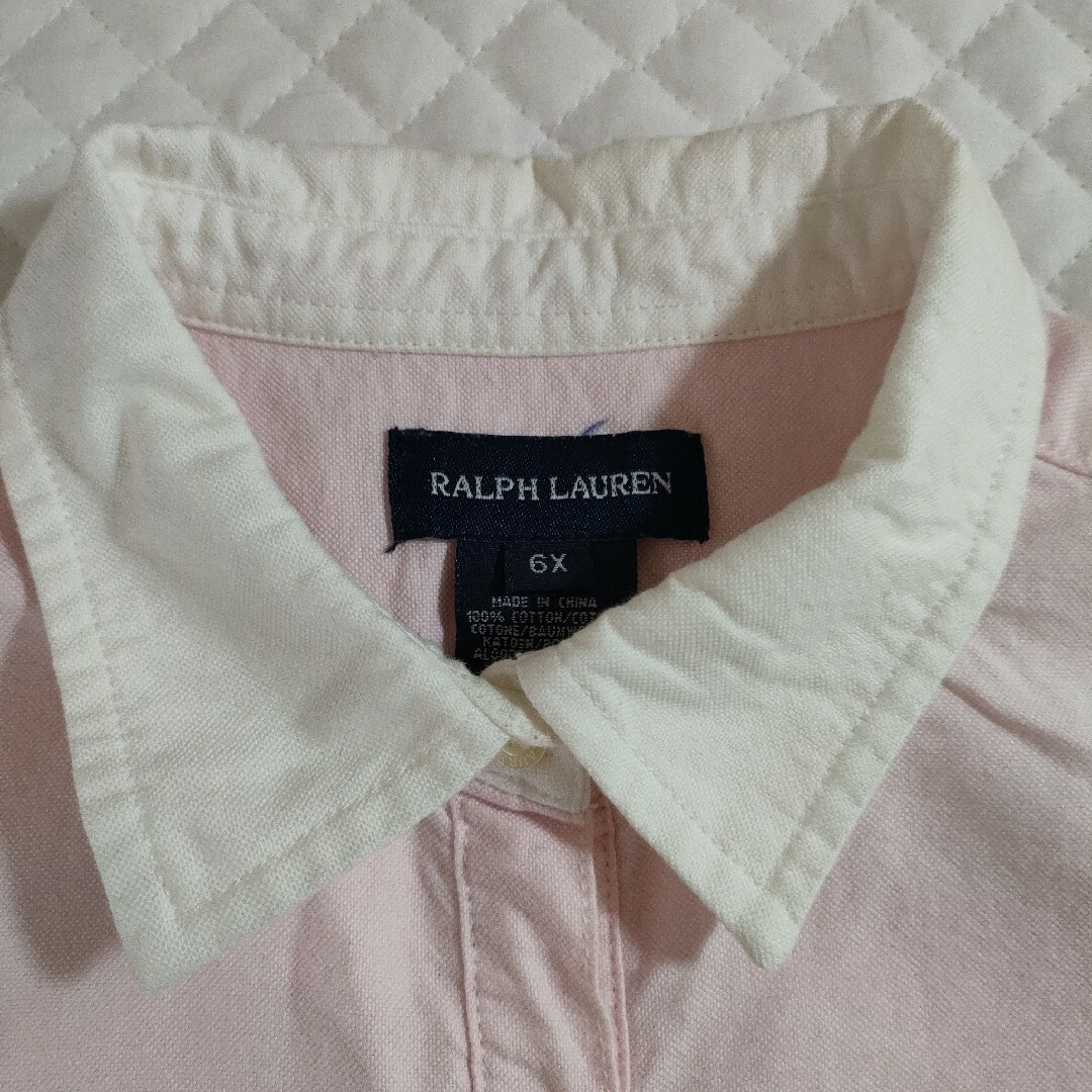 Ralph Lauren(ラルフローレン)のラルフローレン　ワンピース　半袖　ピンク　ポロシャツ キッズ/ベビー/マタニティのキッズ服女の子用(90cm~)(ワンピース)の商品写真