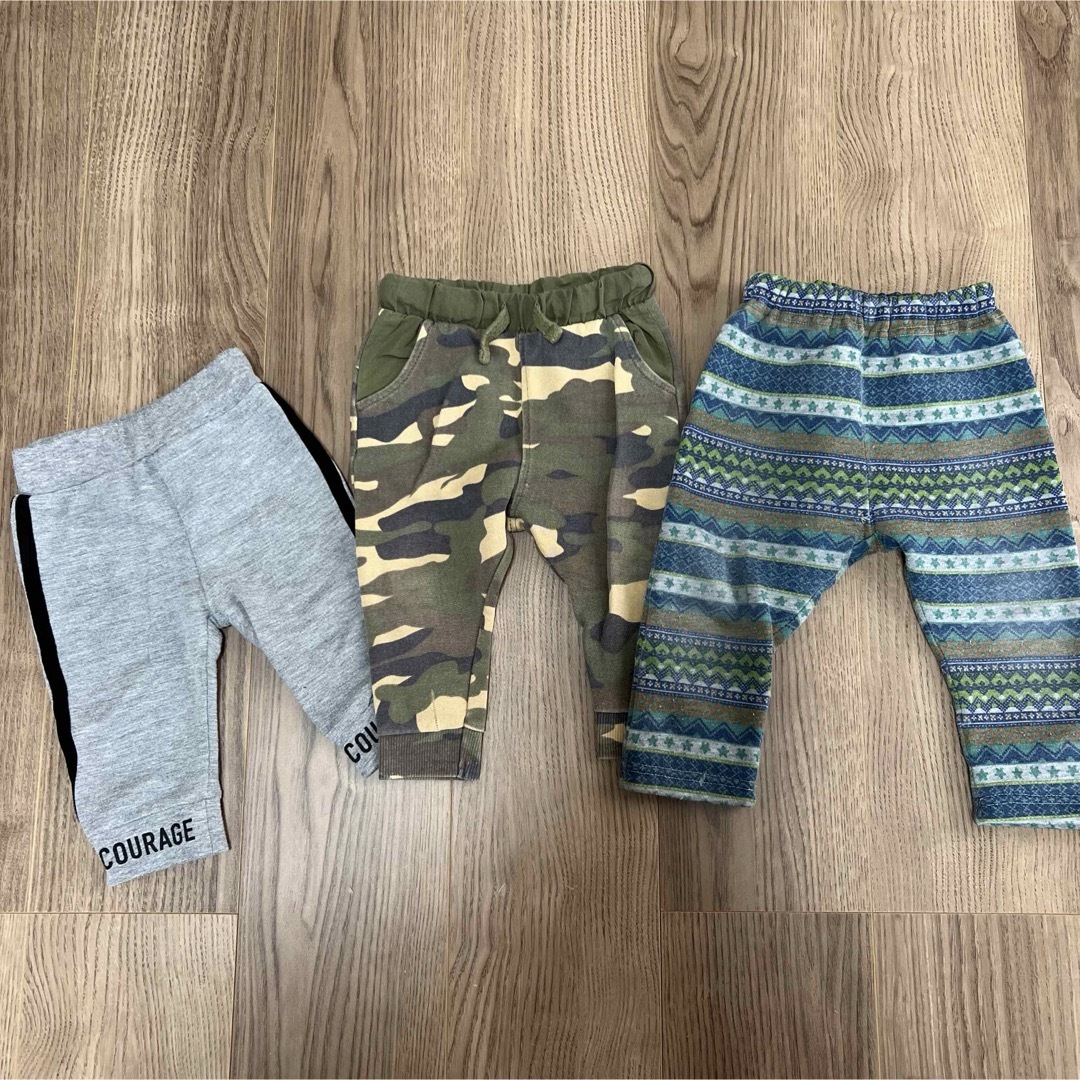 ZARA KIDS(ザラキッズ)の男の子 パンツ ZARAkids まとめ売り 3枚セット 80 キッズ/ベビー/マタニティのベビー服(~85cm)(パンツ)の商品写真