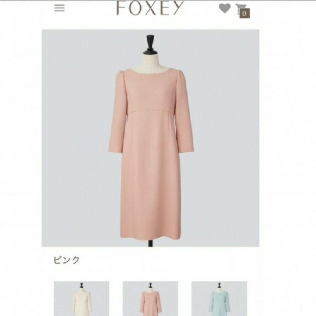 FOXEY(フォクシー)のFOXEY　Dress CHARLOTTE　40 レディースのワンピース(ひざ丈ワンピース)の商品写真