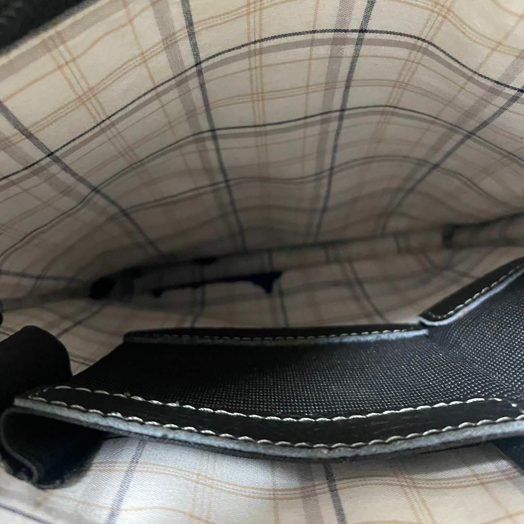 クラブジョルダン　ショルダーバッグ　オールレザー 黒　肩掛け可能 メンズのバッグ(その他)の商品写真