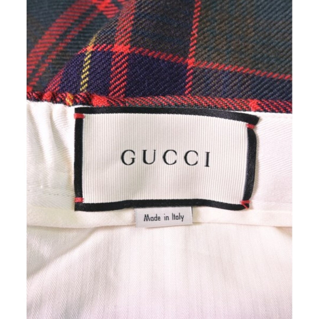 Gucci(グッチ)のGUCCI グッチ パンツ（その他） 48(L位) 緑x赤x紺等(チェック) 【古着】【中古】 メンズのパンツ(その他)の商品写真