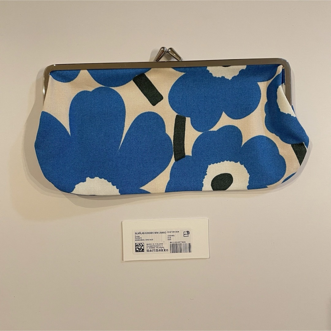 marimekko(マリメッコ)のmarimekko マリメッコ UNIKKO がま口ポーチ　完売色 レディースのファッション小物(ポーチ)の商品写真