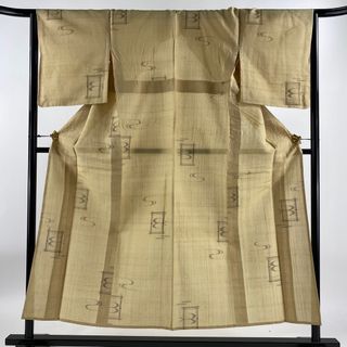 紬 身丈151cm 裄丈64.5cm 正絹 秀品 【中古】(着物)