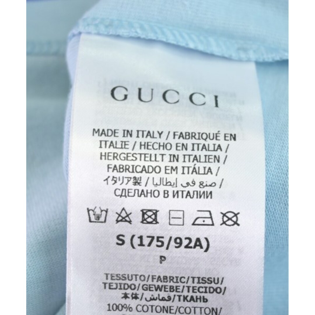 Gucci(グッチ)のGUCCI グッチ Tシャツ・カットソー S 青系 【古着】【中古】 メンズのトップス(Tシャツ/カットソー(半袖/袖なし))の商品写真