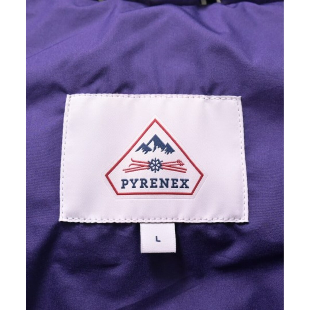 Pyrenex(ピレネックス)のPYRENEX ピレネックス ダウンジャケット/ダウンベスト L 紫 【古着】【中古】 メンズのジャケット/アウター(ダウンジャケット)の商品写真