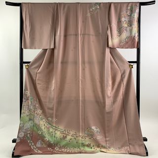 訪問着 身丈175cm 裄丈72cm 正絹 美品 秀品 【中古】(着物)