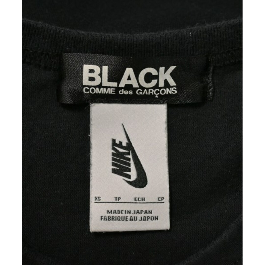 BLACK COMME des GARCONS(ブラックコムデギャルソン)のBLACK COMME des GARCONS Tシャツ・カットソー XS 黒 【古着】【中古】 レディースのトップス(カットソー(半袖/袖なし))の商品写真