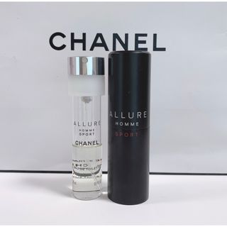 シャネル(CHANEL)の【シャネル 】⭐️アリュールオム スポーツEDT トラベルスプレイ本体&レフィル(香水(男性用))