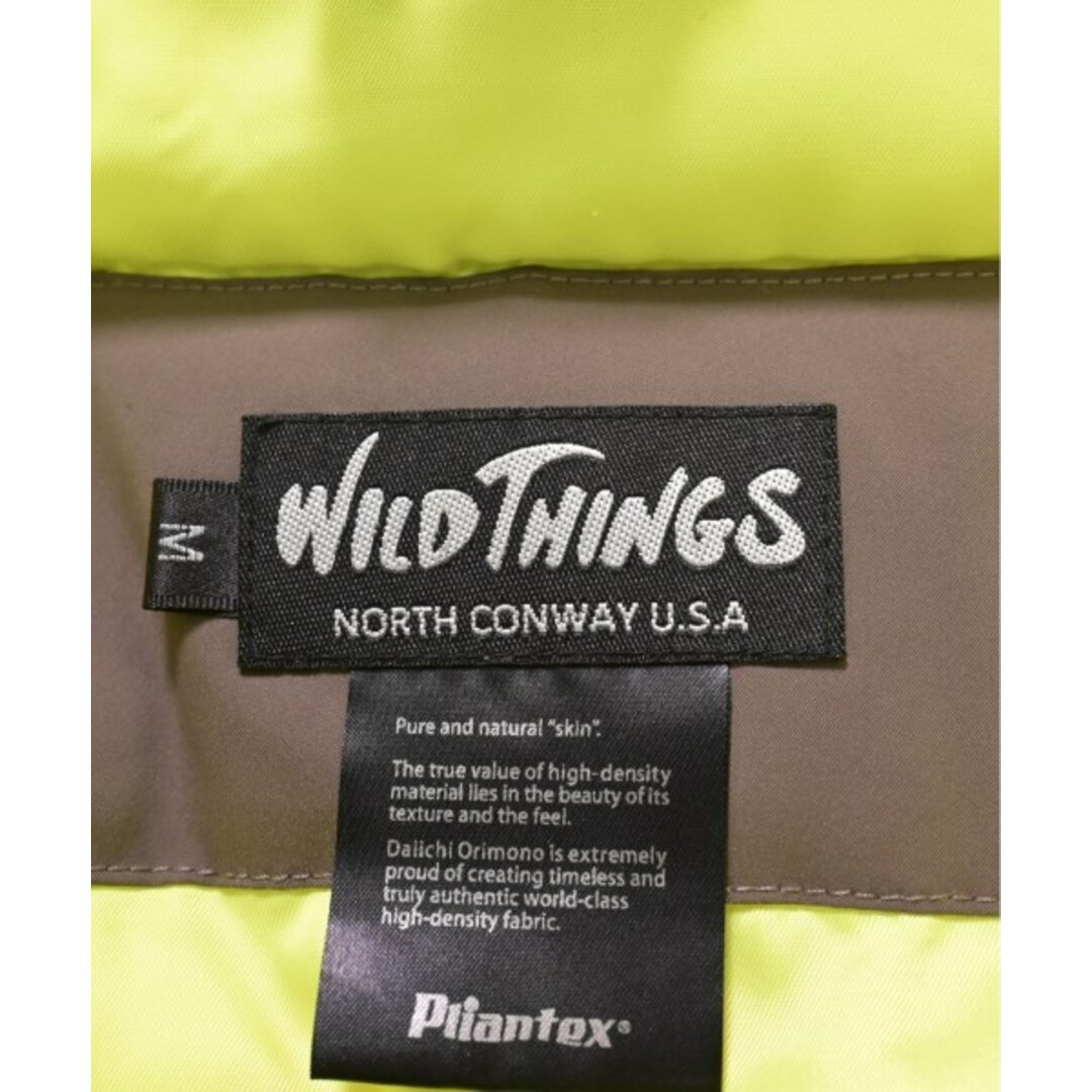 WILDTHINGS(ワイルドシングス)のWILD THINGS ダウンジャケット/ダウンベスト M ベージュ 【古着】【中古】 メンズのジャケット/アウター(ダウンジャケット)の商品写真