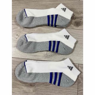 アディダス(adidas)のアディダス　　くつ下　25〜.28センチ 3足セット！(ソックス)