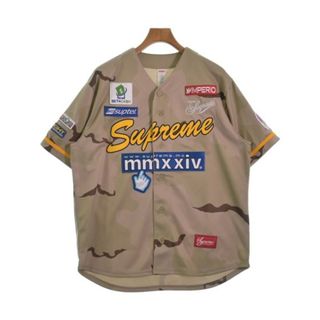 シュプリーム(Supreme)のSupreme シュプリーム カジュアルシャツ M ベージュx茶xカーキ(総柄) 【古着】【中古】(シャツ)