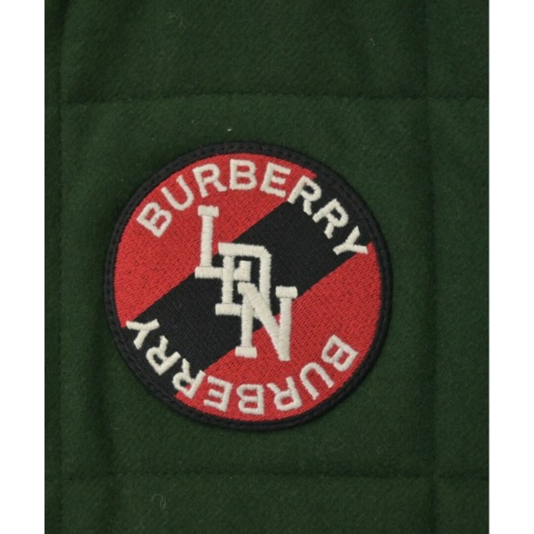 BURBERRY(バーバリー)のBURBERRY バーバリー スタジャン M 緑x黒 【古着】【中古】 メンズのジャケット/アウター(スタジャン)の商品写真