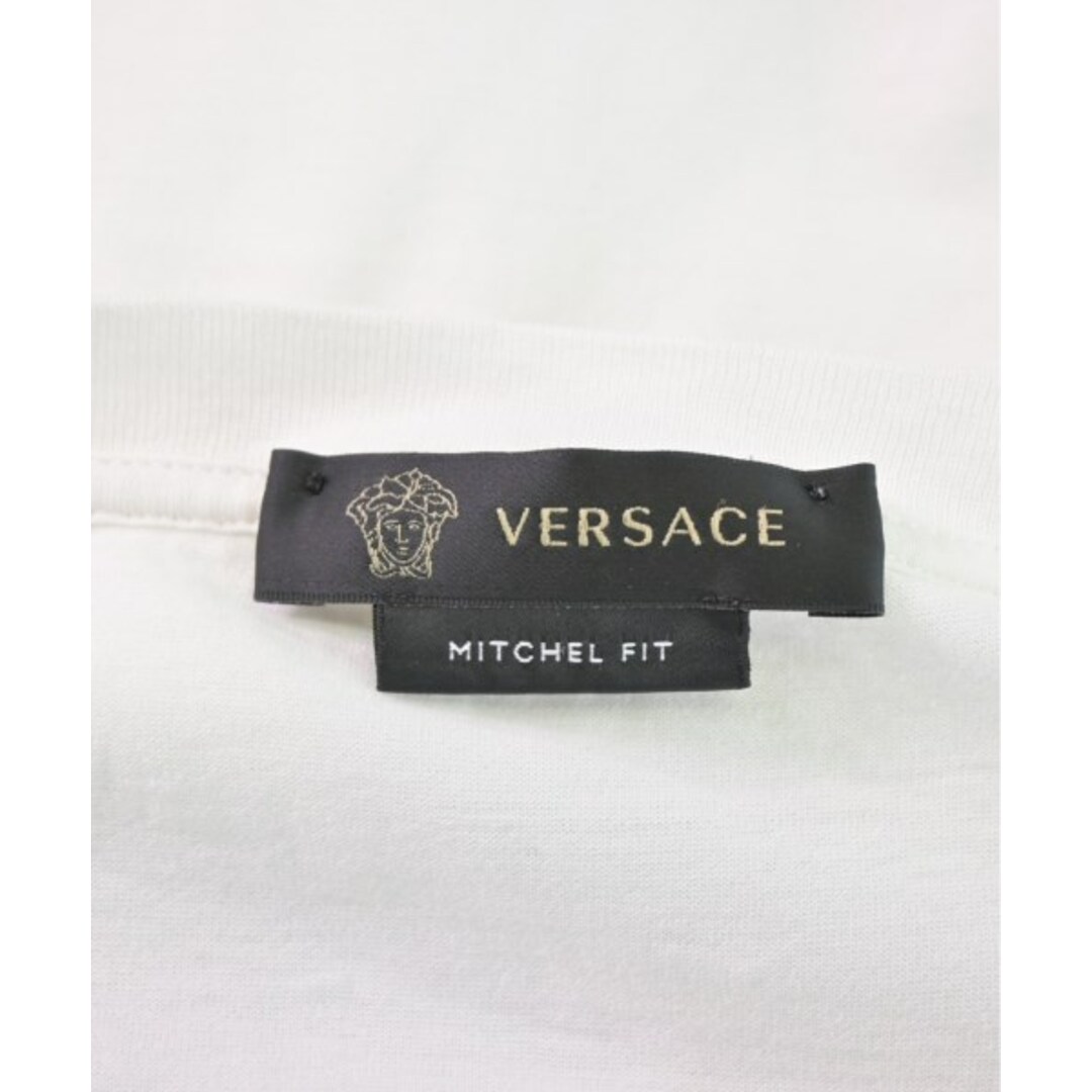 VERSACE(ヴェルサーチ)のVERSACE ヴェルサーチ Tシャツ・カットソー M 白 【古着】【中古】 メンズのトップス(Tシャツ/カットソー(半袖/袖なし))の商品写真