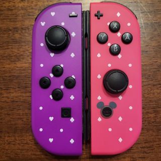 ニンテンドースイッチ(Nintendo Switch)のNintendo Switchジョイコン　ツムツム　動作確認済カスタム品(家庭用ゲーム機本体)