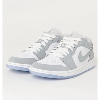 ジョーダン(Jordan Brand（NIKE）)のair JORDAN1 LOW 24.5 ジョーダン1 グレー(スニーカー)