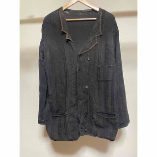 1900s french double breasted knit jacket(ニット/セーター)