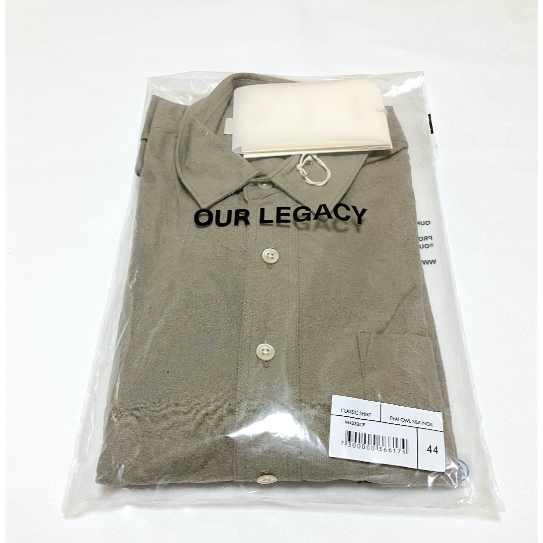 Maison Martin Margiela(マルタンマルジェラ)の新品 44 23aw OUR LEGACY クラシックシャツ 緑 6062 メンズのトップス(シャツ)の商品写真