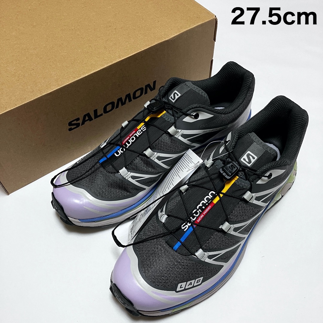 SALOMON(サロモン)の新品 27.5 23aw SALOMON XT-6 スニーカー 黒灰 6109 メンズの靴/シューズ(スニーカー)の商品写真