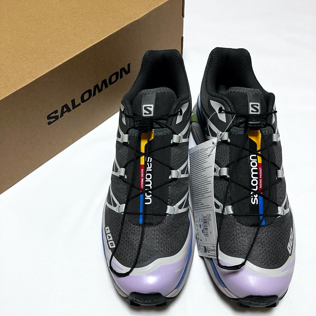 SALOMON(サロモン)の新品 27.5 23aw SALOMON XT-6 スニーカー 黒灰 6109 メンズの靴/シューズ(スニーカー)の商品写真