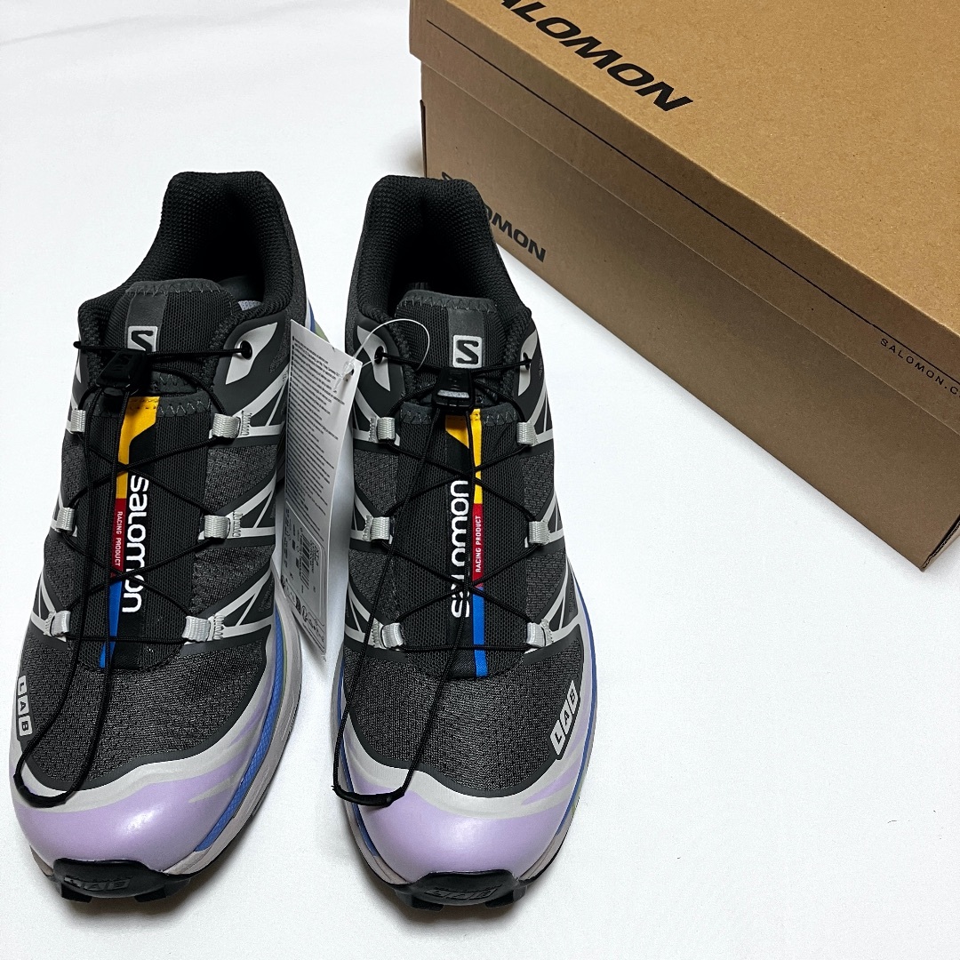 SALOMON(サロモン)の新品 27.5 23aw SALOMON XT-6 スニーカー 黒灰 6109 メンズの靴/シューズ(スニーカー)の商品写真