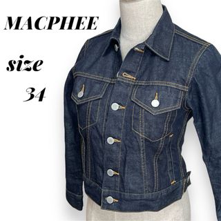 MACPHEE - マカフィー トゥモローランド ジャケット デニム Ｇジャン  34(XS) 紺系