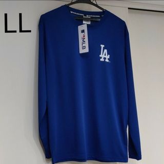 メジャーリーグベースボール(MLB)のLL MLB ドジャース　ロンＴ　 ロサンゼルス  ブルー 大谷翔平 山本由伸(Tシャツ/カットソー(七分/長袖))