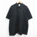 XL★古着 ディッキーズ Dickies 半袖 ワーク シャツ メンズ 大きい…