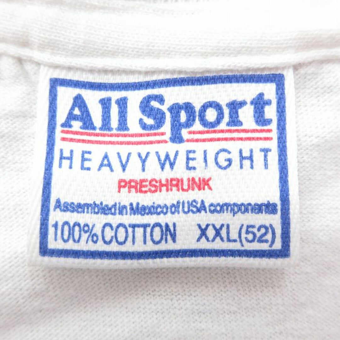 XL★古着 All Sport 半袖 ビンテージ Tシャツ メンズ 00年代 00s ロイヤルカリビアン 魚 大きいサイズ コットン クルーネック 白 ホワイト 24mar28 中古 メンズのトップス(Tシャツ/カットソー(半袖/袖なし))の商品写真