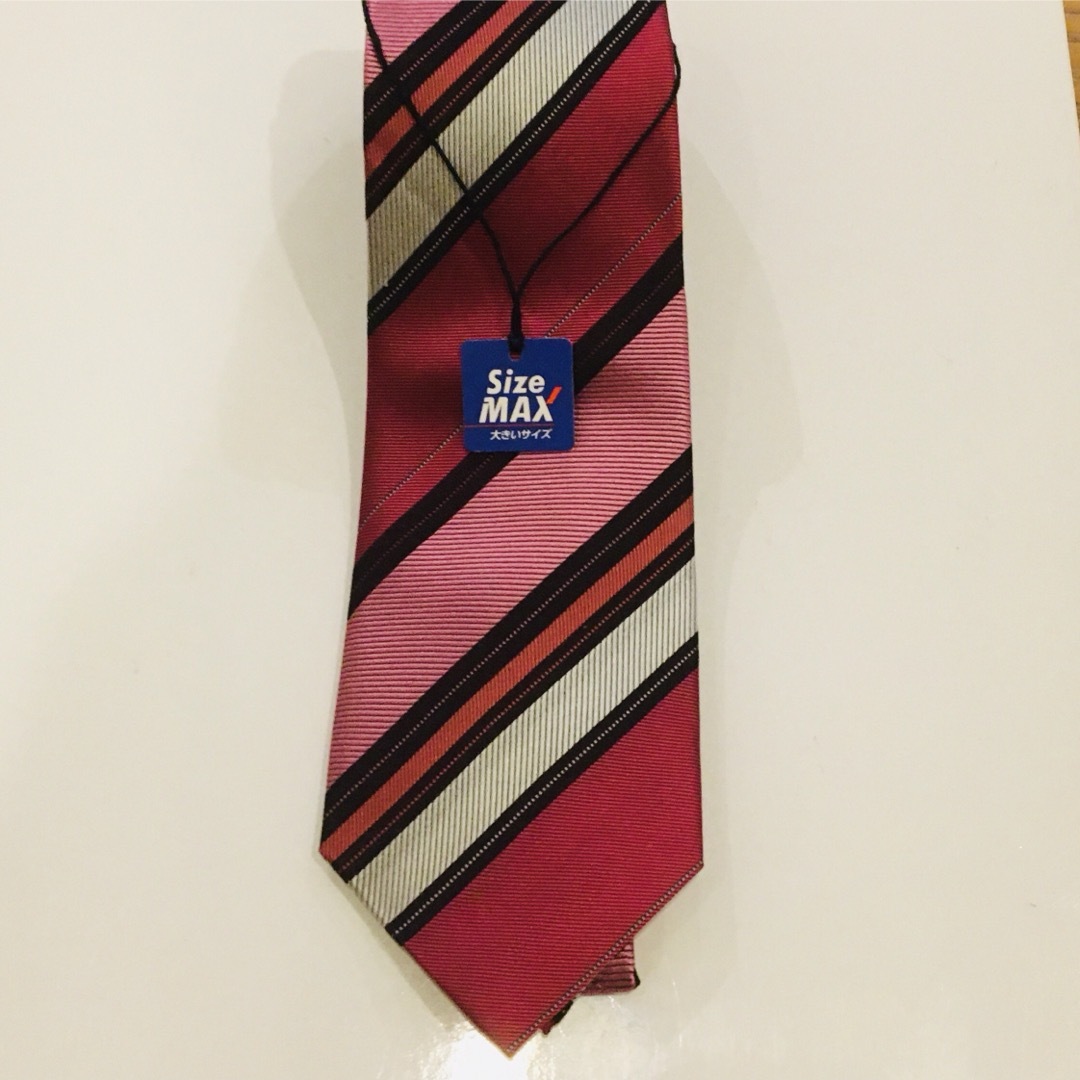 AOKI(アオキ)のネクタイ　ピンク系　新品 メンズのファッション小物(ネクタイ)の商品写真