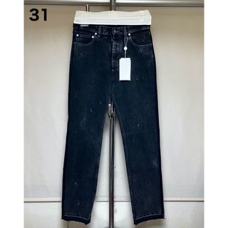 マルタンマルジェラ(Maison Martin Margiela)の新品 31 22aw マルジェラ ペンキスプラッシュデニム 黒 5878(デニム/ジーンズ)