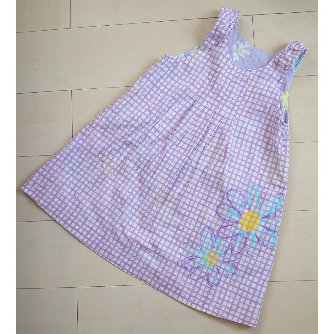 KP(ニットプランナー)のKP リバーシブルワンピース 120 キッズ/ベビー/マタニティのキッズ服女の子用(90cm~)(ワンピース)の商品写真