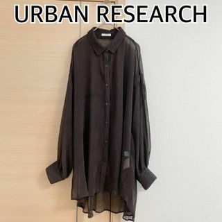 センスオブプレイスバイアーバンリサーチ(SENSE OF PLACE by URBAN RESEARCH)のURBAN RESEARCH アーバンリサーチ 長袖ブラウス　ブラック(シャツ/ブラウス(長袖/七分))