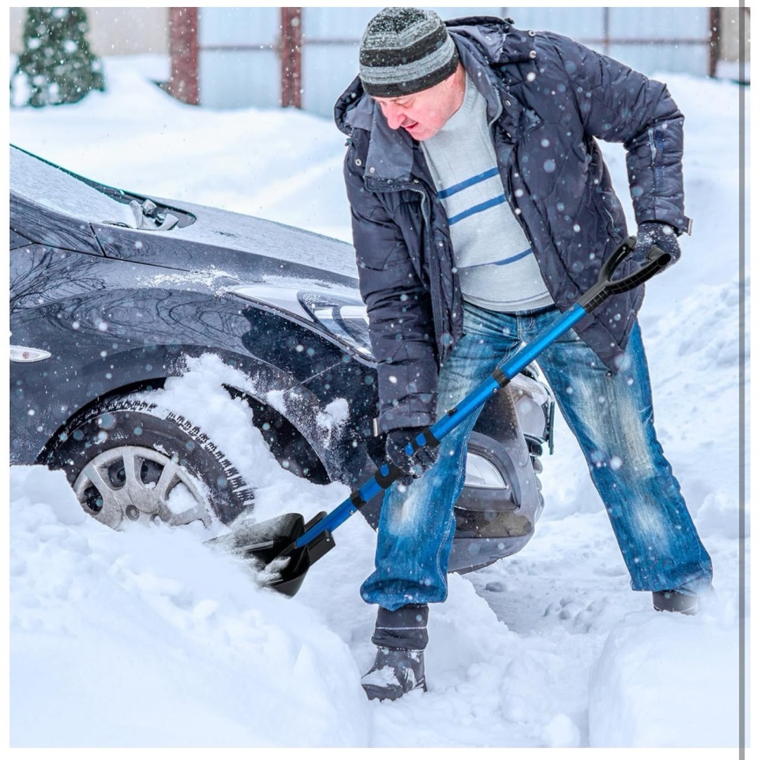 折りたたみ式車用除雪シャベル、車、トラック、キャンプ、アウトドア スポーツ/アウトドアのアウトドア(その他)の商品写真