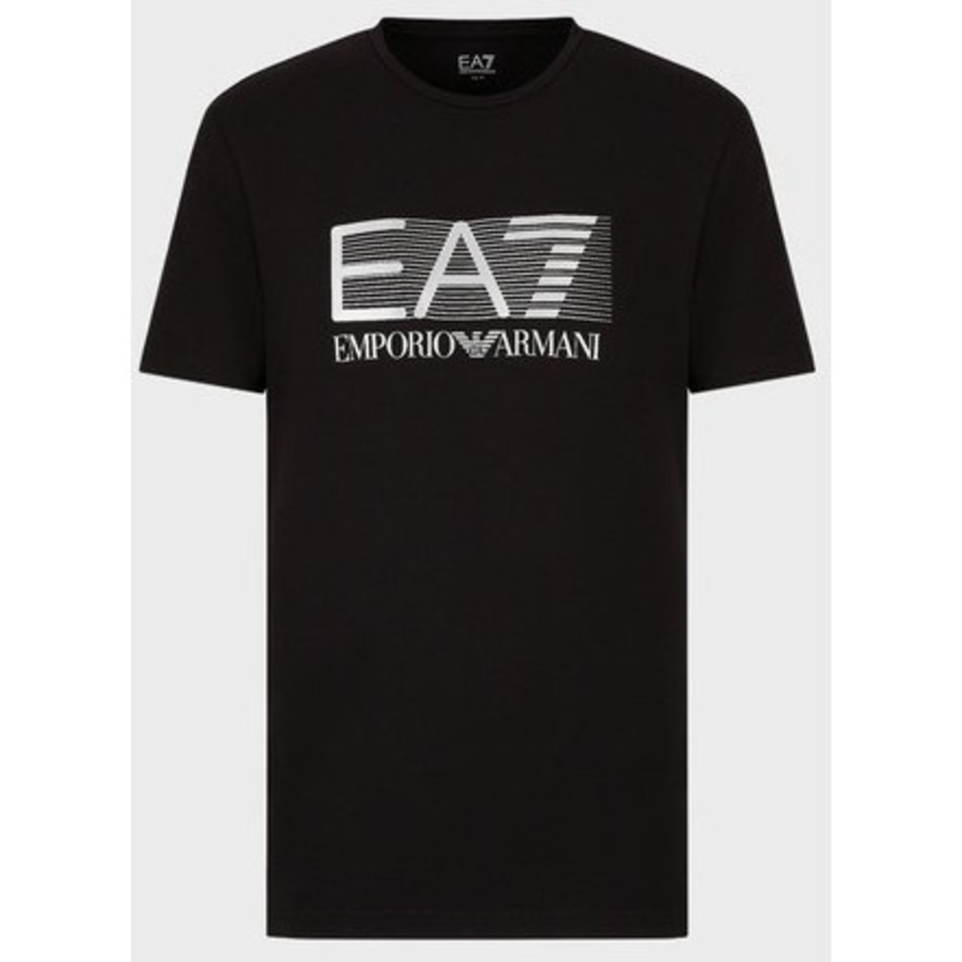 EMPORIO ARMANI EA7(エンポリオアルマーニイーエーセブン)のエンポリオ アルマーニ EA7 Visibility 半袖Tシャツ ブラック L メンズのトップス(Tシャツ/カットソー(半袖/袖なし))の商品写真