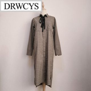 ドロシーズ(DRWCYS)のドロシーズ　チェック柄シャツワンピース(ロングワンピース/マキシワンピース)