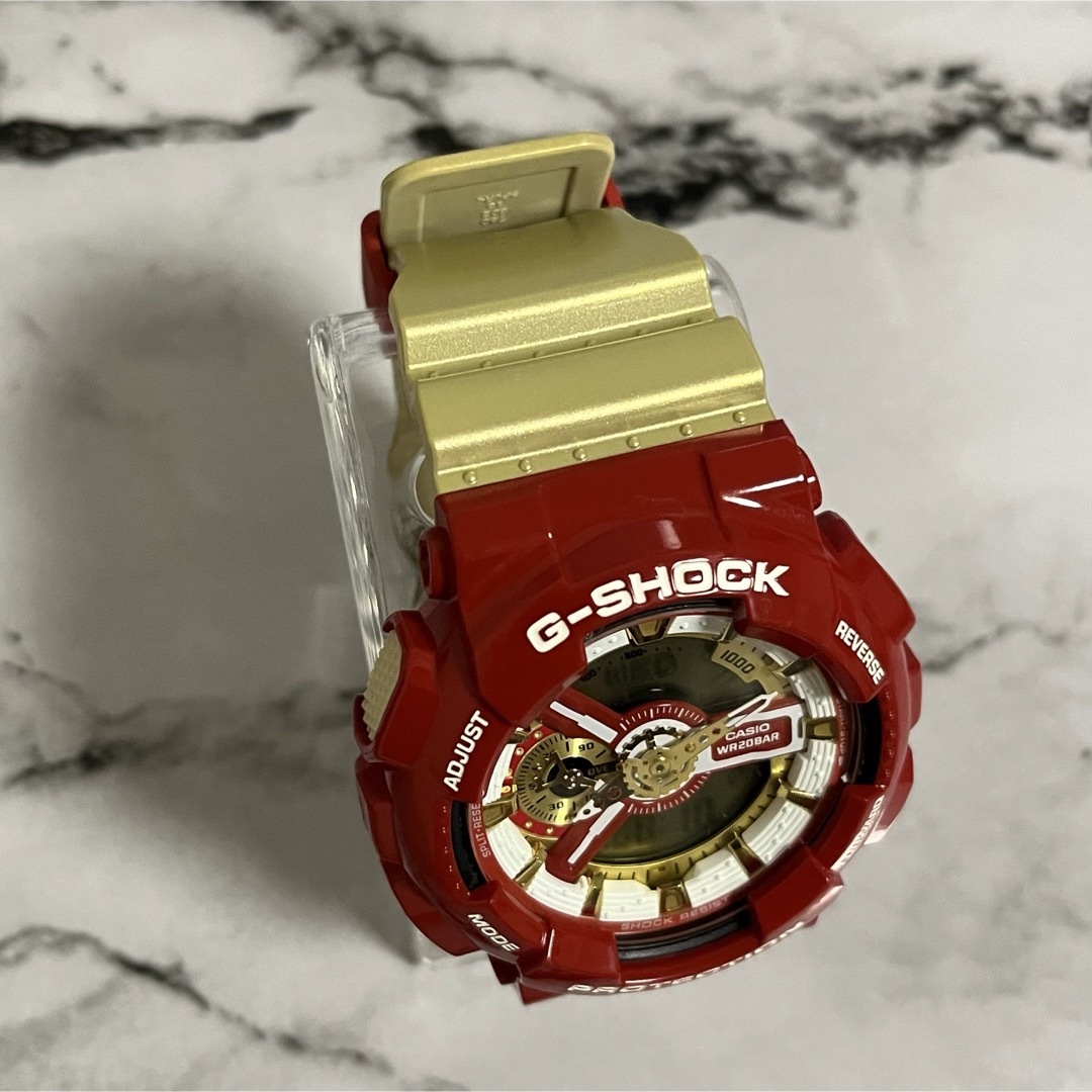 CASIO(カシオ)のCASIO 限定G-SHOCK アイアンマン カラー GA-110CS-4AJF メンズの時計(腕時計(デジタル))の商品写真