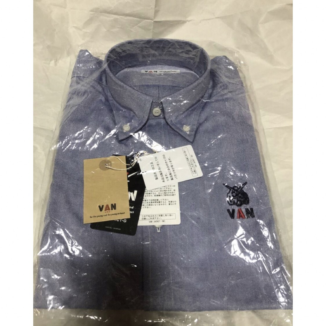 VAN(バン)の機動戦士ガンダム　STRICT-G × VAN　OX BDシャツ　ブルー　M メンズのトップス(シャツ)の商品写真