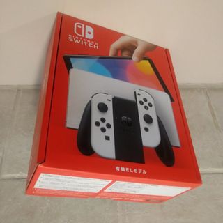 ニンテンドースイッチ(Nintendo Switch)の(保証書欄印なし)スイッチ本体有機ELホワイト★新品未開封★匿名送料無料★(家庭用ゲーム機本体)