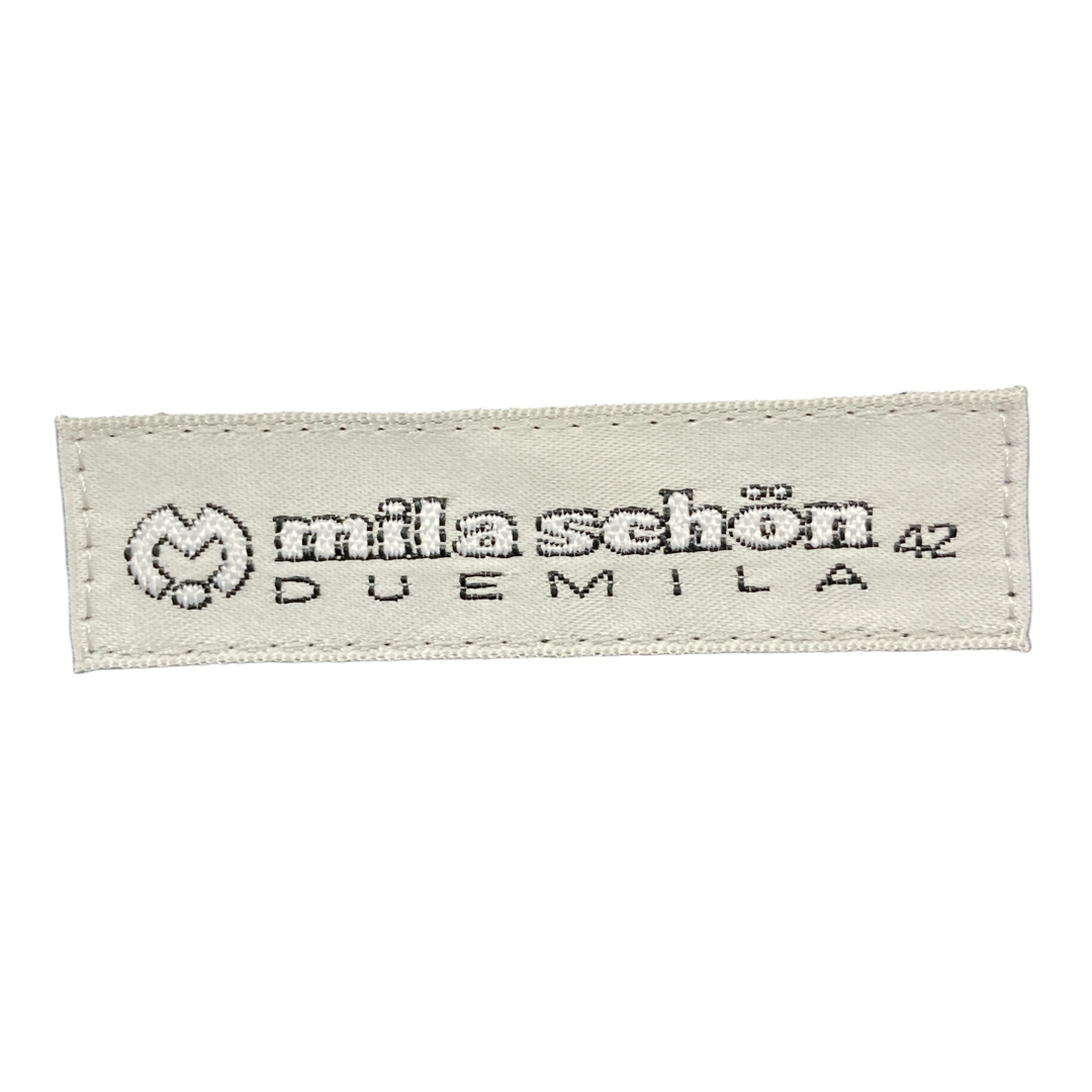 mila schon(ミラショーン)のMILA SCHON ミラショーン【美品】 五分丈袖☆ブラックブラウス☆ゆったり レディースのトップス(シャツ/ブラウス(長袖/七分))の商品写真