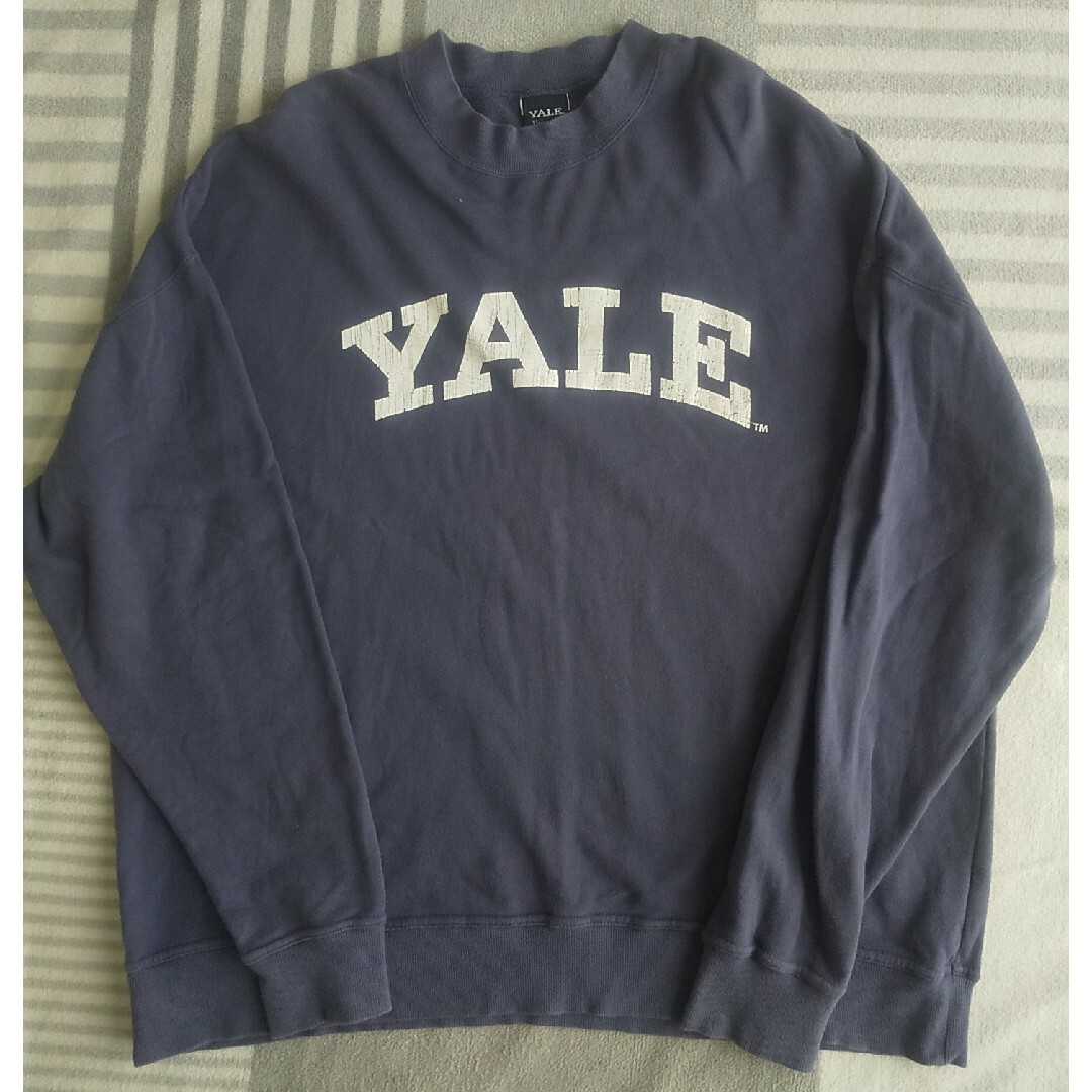 RAGEBLUE(レイジブルー)のYALE University  ビッグシルエットカレッジスウェット グレー L メンズのトップス(スウェット)の商品写真