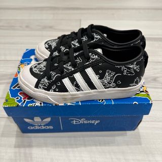 オリジナルス(Originals（adidas）)の【adidas】ディズニー×Nizza スニーカー★18.5センチ グーフィー(スニーカー)