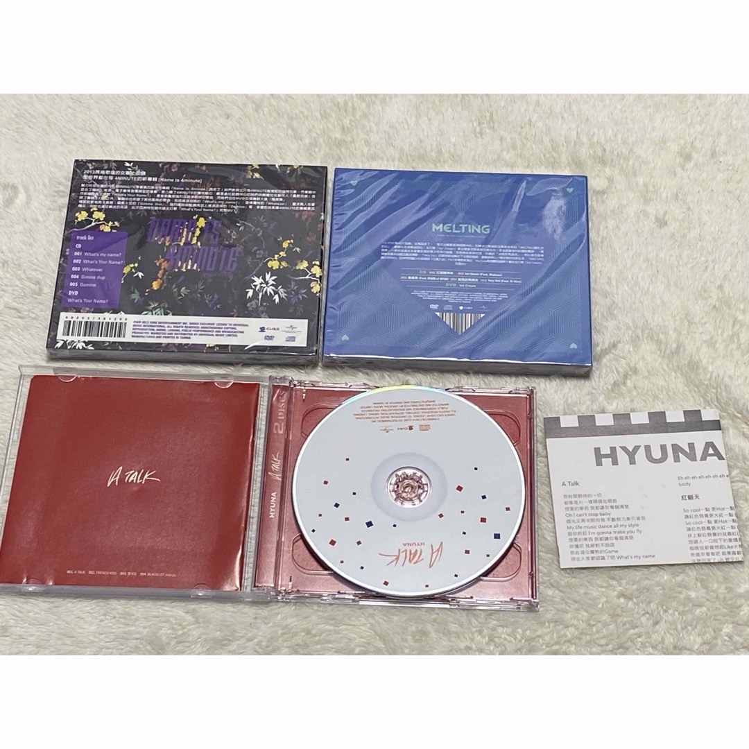 ヒョナ HyunA-Melting 台湾盤 正規品 CD+DVD 写真集 エンタメ/ホビーのCD(K-POP/アジア)の商品写真