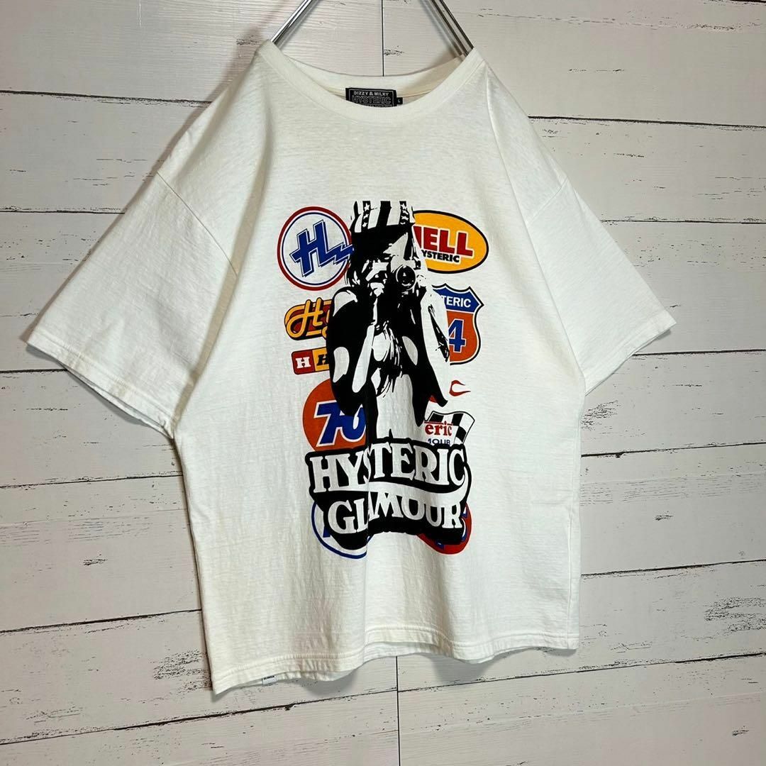 HYSTERIC GLAMOUR(ヒステリックグラマー)の【超人気モデル】ヒステリックグラマー☆ヒスガール Tシャツ Lサイズ 入手困難 メンズのトップス(Tシャツ/カットソー(半袖/袖なし))の商品写真