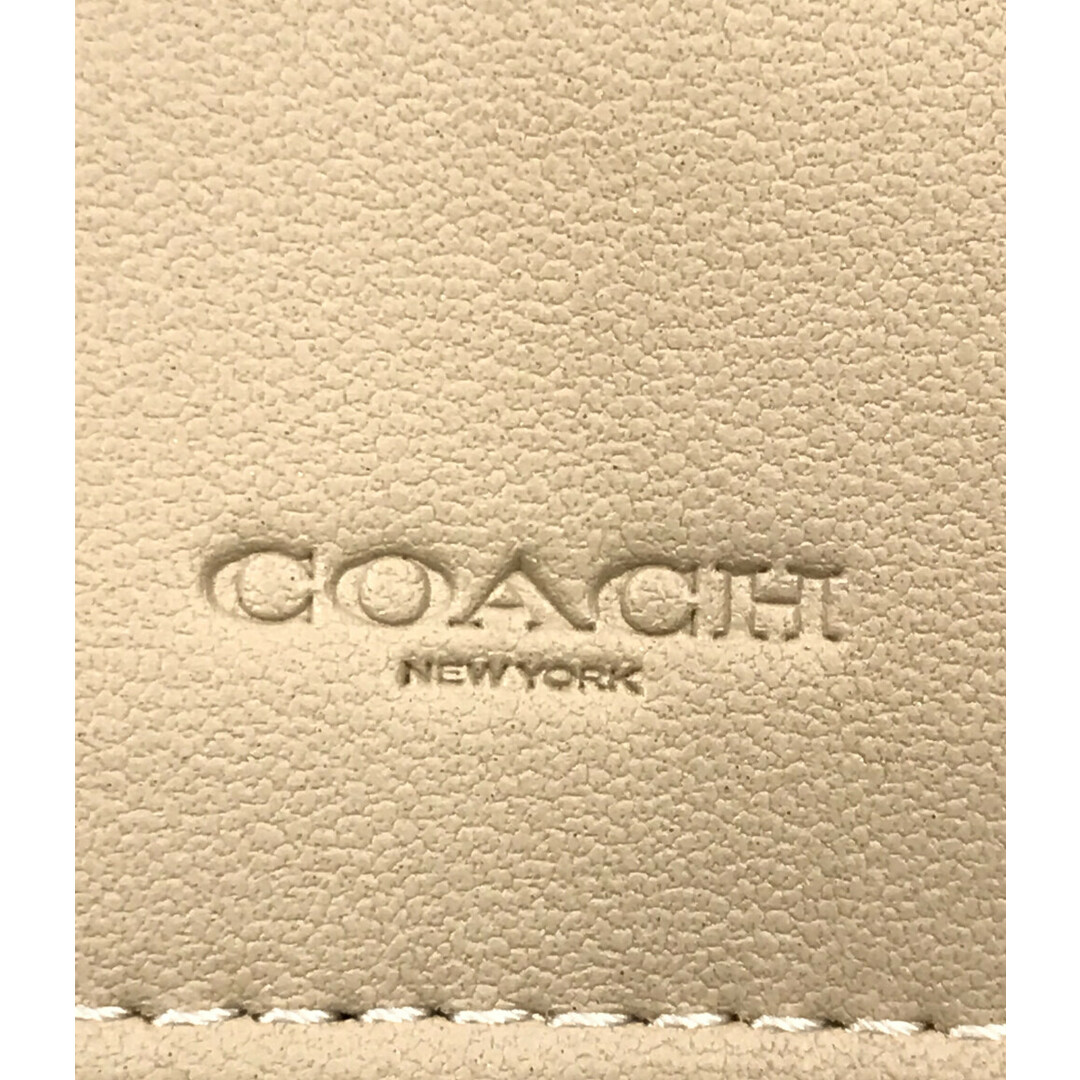 COACH(コーチ)の美品 コーチ COACH 二つ折り財布  シグネチャー  レディース レディースのファッション小物(財布)の商品写真