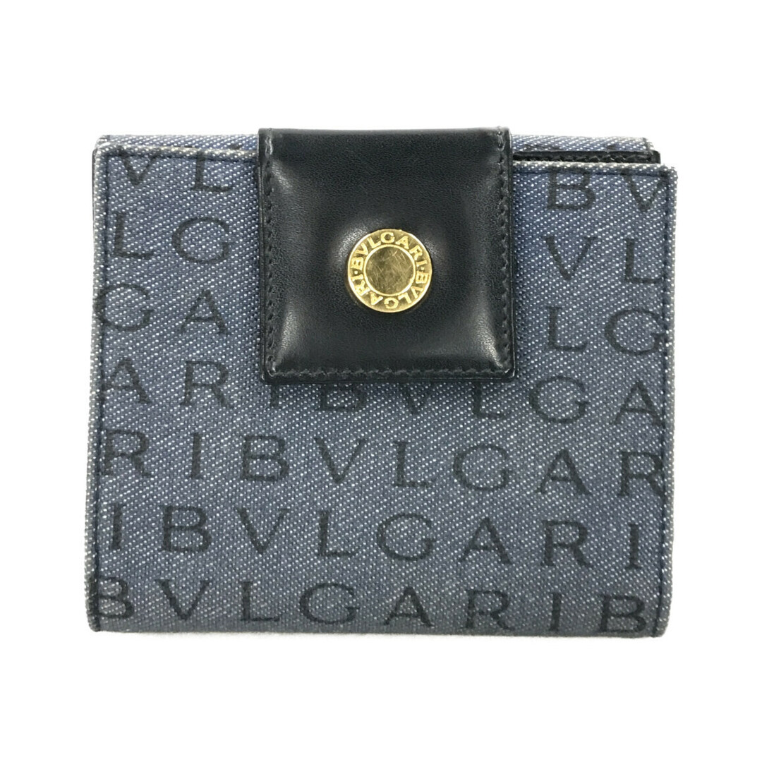 BVLGARI(ブルガリ)のブルガリ Bvlgari 二つ折り財布 Wホック デニム    レディース レディースのファッション小物(財布)の商品写真