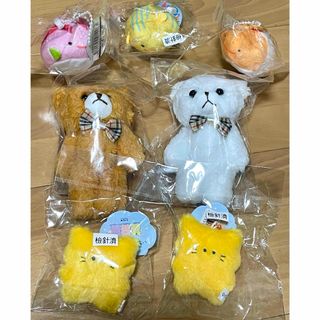 サンリオ(サンリオ)の新品未使用/もふもふくまちゃんぬいぐるみマスコットなど/7個セット(ぬいぐるみ)