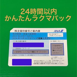 エーエヌエー(ゼンニッポンクウユ)(ANA(全日本空輸))の【匿名配送】ANA 全日空　株主優待券　1枚(その他)